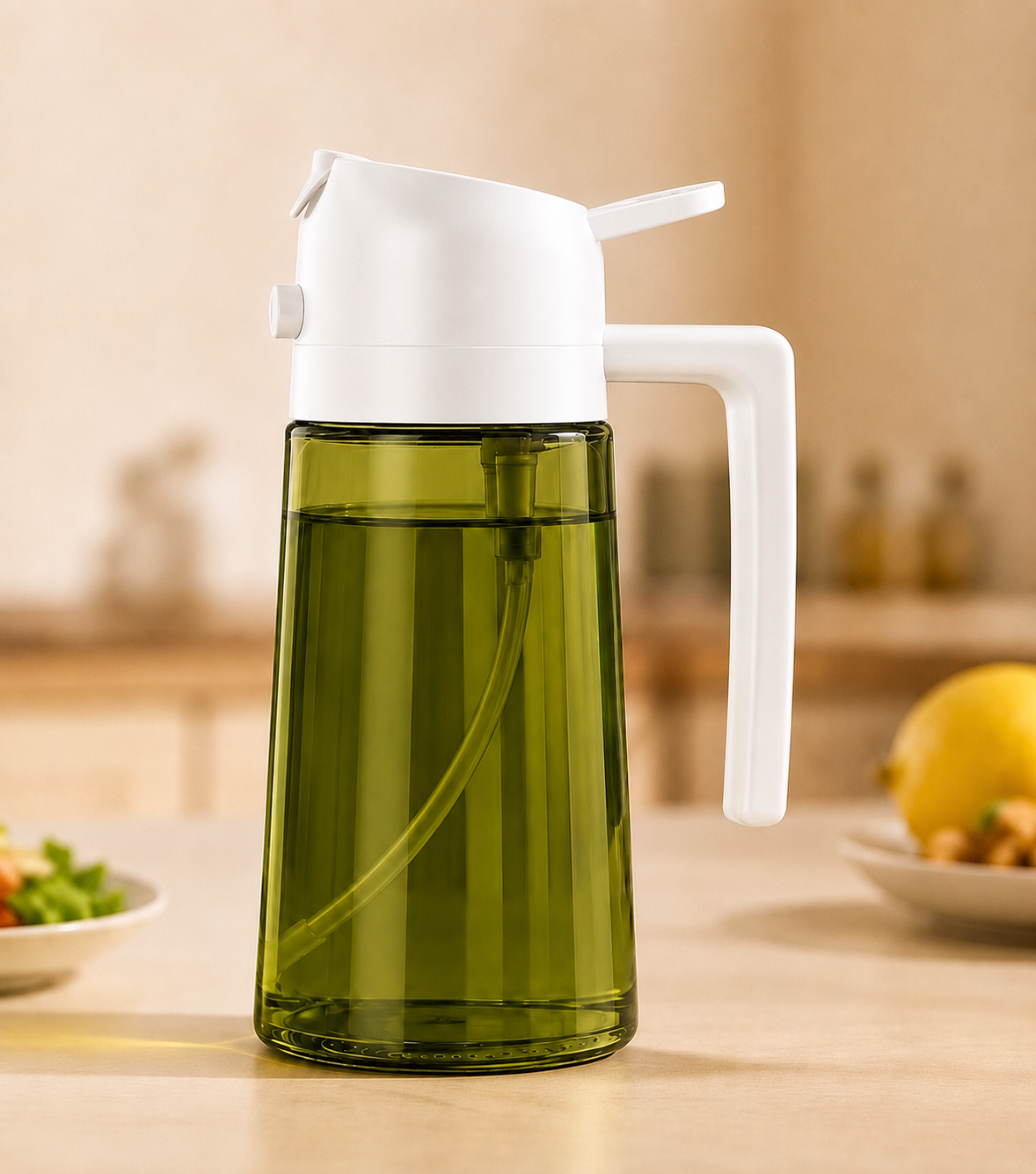 2-in-1 Ölsprüher mit UV-geschützter Flasche