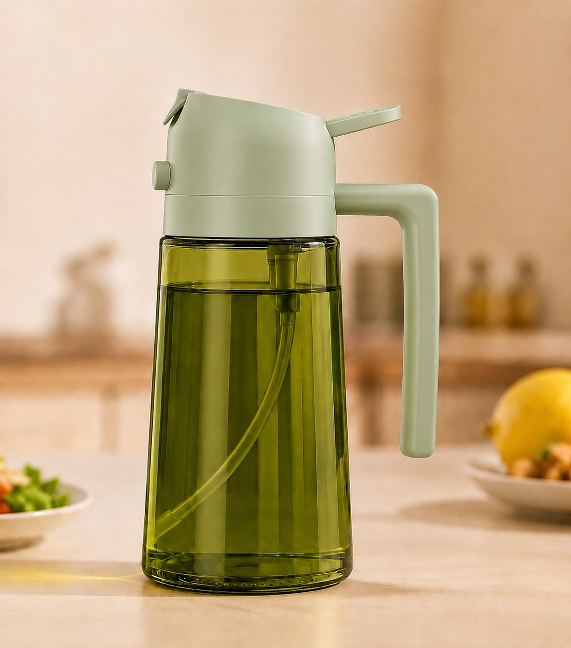 2-in-1 Ölsprüher mit UV-geschützter Flasche