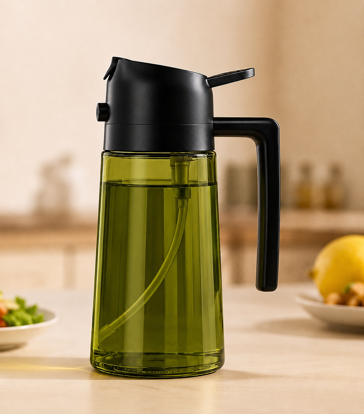 2-in-1 Ölsprüher mit UV-geschützter Flasche